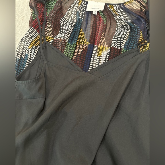 Cinq A Sept Silk Top Blouse Multicolor Polka Dot size m - Picture 7 of 7